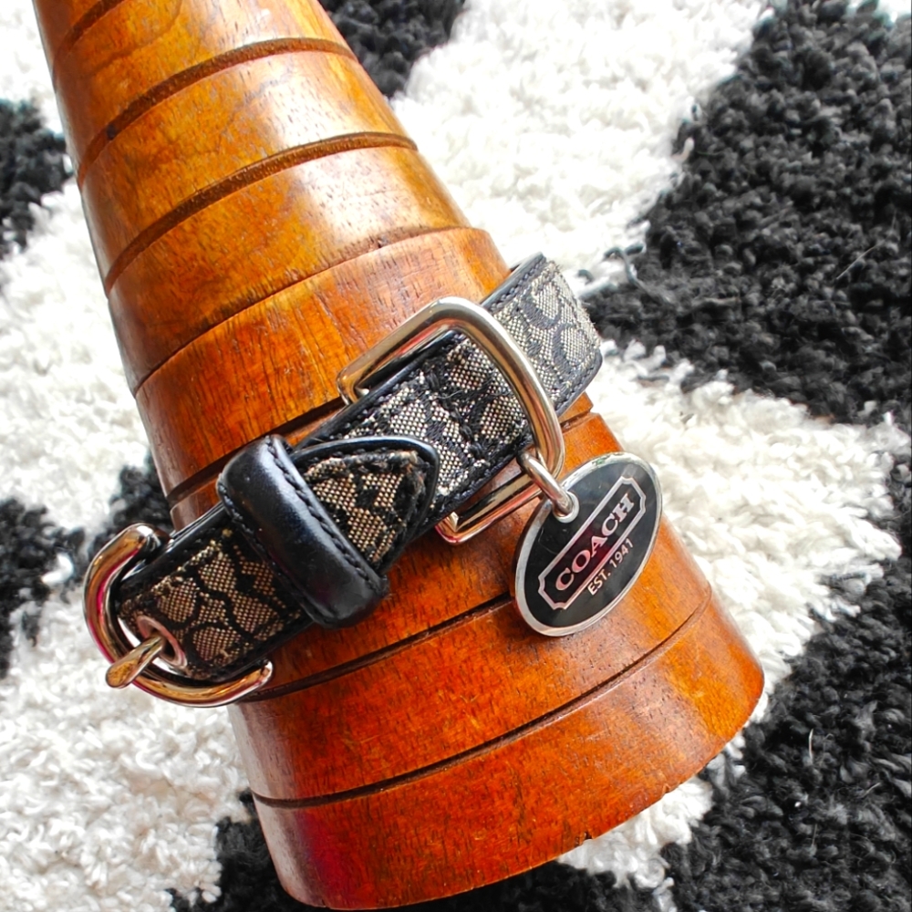 Rare Coach Dog Collar